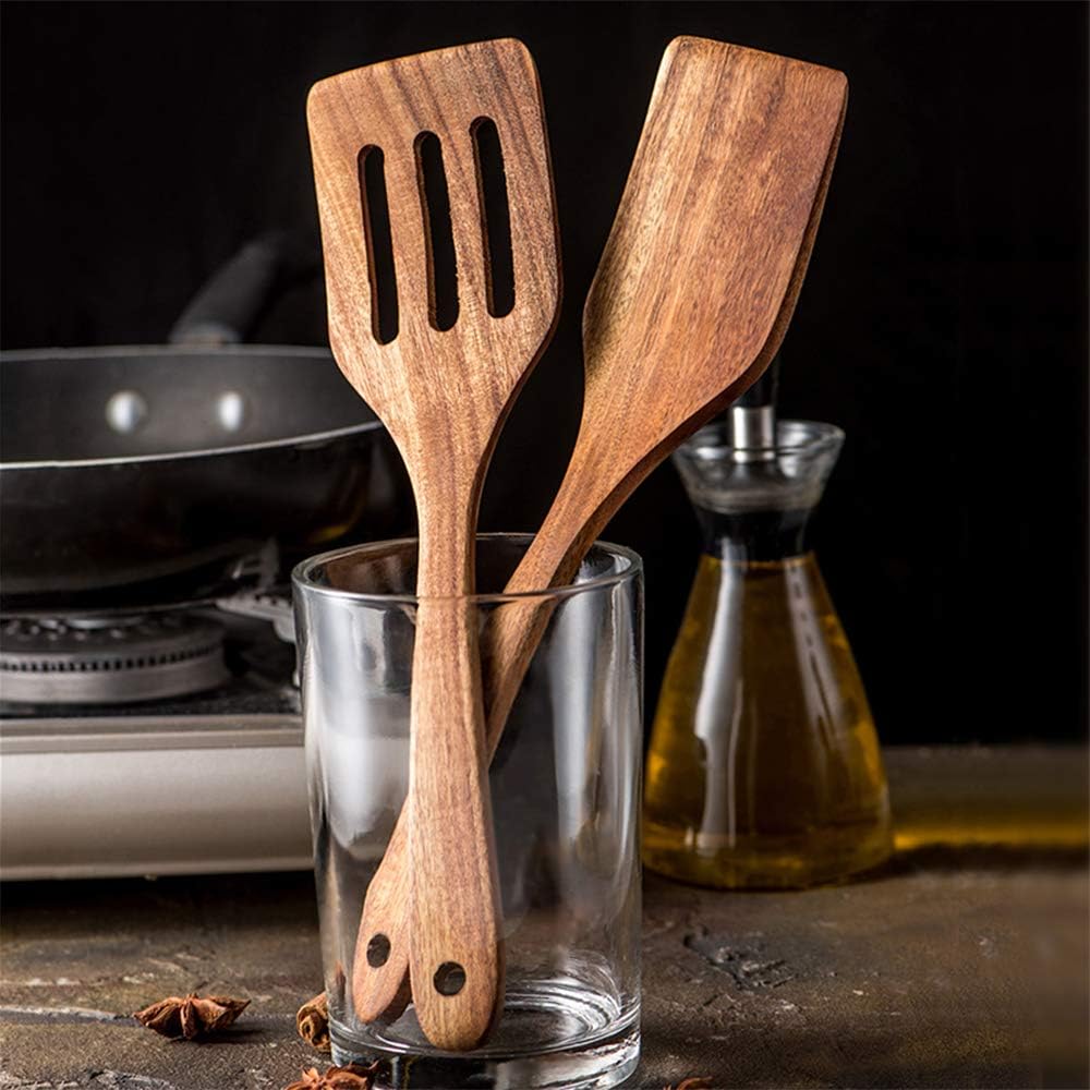 Kitchen Utensils Set Wooden Utensils for Cooking 5Pcs for Kitchen Tool Wooden Cooking Spoons